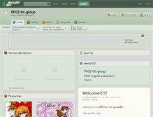 Tablet Screenshot of ppgz-oc-group.deviantart.com