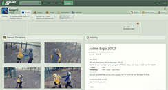 Desktop Screenshot of cospr0.deviantart.com