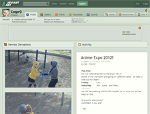 Tablet Screenshot of cospr0.deviantart.com