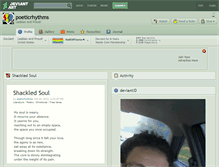 Tablet Screenshot of poeticrhythms.deviantart.com