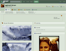 Tablet Screenshot of naghmeh-farzan.deviantart.com