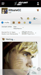 Mobile Screenshot of kitsunecc.deviantart.com