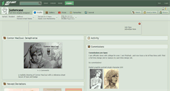 Desktop Screenshot of justencase.deviantart.com