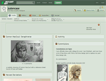 Tablet Screenshot of justencase.deviantart.com