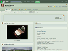 Tablet Screenshot of ameerhamza.deviantart.com
