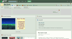 Desktop Screenshot of new-to-art.deviantart.com