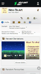 Mobile Screenshot of new-to-art.deviantart.com