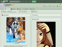 Tablet Screenshot of ladyreiko.deviantart.com
