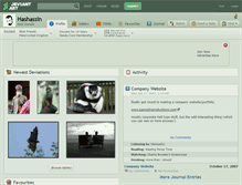 Tablet Screenshot of hashassin.deviantart.com