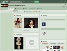 Tablet Screenshot of drwhotimelordsociety.deviantart.com