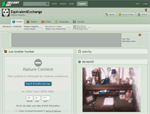 Tablet Screenshot of equivalentexchange.deviantart.com