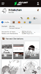 Mobile Screenshot of n-bakchan.deviantart.com