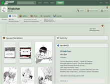 Tablet Screenshot of n-bakchan.deviantart.com