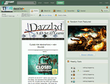 Tablet Screenshot of dazzl3d.deviantart.com