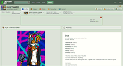 Desktop Screenshot of kyletigress.deviantart.com