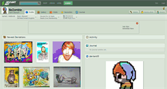 Desktop Screenshot of bezombie.deviantart.com