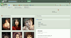 Desktop Screenshot of leral.deviantart.com