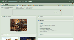 Desktop Screenshot of catfox.deviantart.com