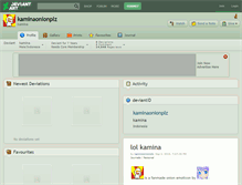 Tablet Screenshot of kaminaonionplz.deviantart.com