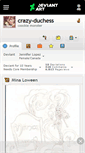 Mobile Screenshot of crazy-duchess.deviantart.com