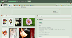 Desktop Screenshot of chiiky.deviantart.com