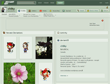Tablet Screenshot of chiiky.deviantart.com