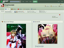 Tablet Screenshot of dropchocolate.deviantart.com