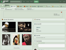 Tablet Screenshot of jero-z.deviantart.com