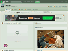 Tablet Screenshot of paru-na.deviantart.com