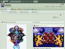 Tablet Screenshot of kabbalart.deviantart.com