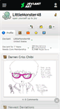 Mobile Screenshot of littlemonster48.deviantart.com