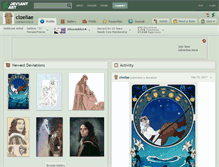 Tablet Screenshot of cloeliae.deviantart.com