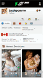 Mobile Screenshot of jusdepomme.deviantart.com