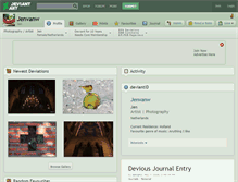 Tablet Screenshot of jenvanw.deviantart.com