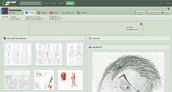 Desktop Screenshot of messman.deviantart.com