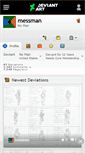 Mobile Screenshot of messman.deviantart.com
