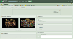 Desktop Screenshot of guttux.deviantart.com
