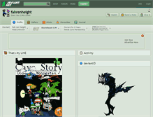 Tablet Screenshot of fahrenheight.deviantart.com