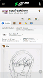 Mobile Screenshot of corafreakshow.deviantart.com