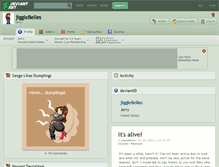 Tablet Screenshot of jigglebelles.deviantart.com