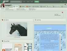 Tablet Screenshot of choirgirl7.deviantart.com