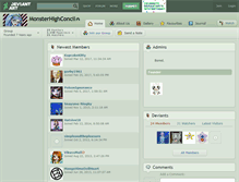 Tablet Screenshot of monsterhighconcil.deviantart.com