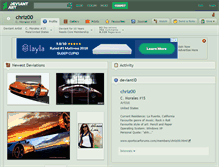 Tablet Screenshot of chriz00.deviantart.com