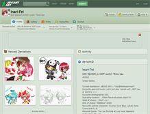 Tablet Screenshot of inari-fei.deviantart.com