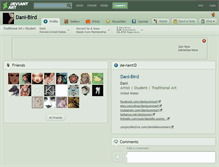 Tablet Screenshot of dani-bird.deviantart.com