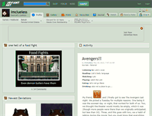 Tablet Screenshot of imclueless.deviantart.com