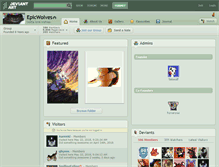 Tablet Screenshot of epicwolves.deviantart.com