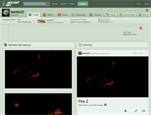 Tablet Screenshot of bente20.deviantart.com