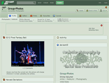 Tablet Screenshot of group-photos.deviantart.com