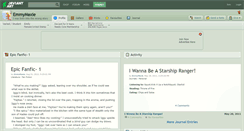 Desktop Screenshot of emmymaxie.deviantart.com